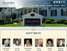 Tablet Screenshot of codywhitefuneralservice.com